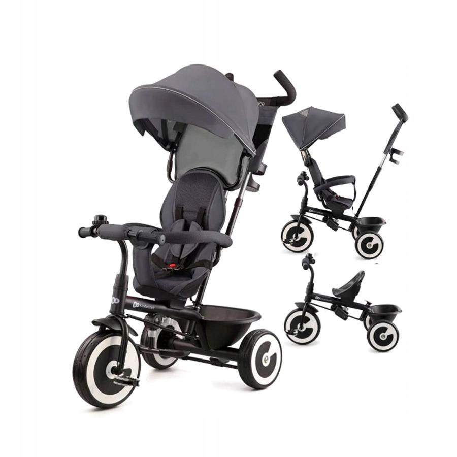 Kinderkraft Rowerek Trójkołowy Aston Przód-tył Dla Dziecka 1-5 Lat Napęd