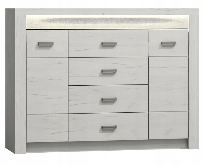 Komoda INDIANAPOLIS I7- KRAFT BIAŁY