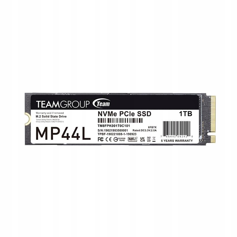 Ssd disk Team Group MP44L 1TB M.2 PCIe