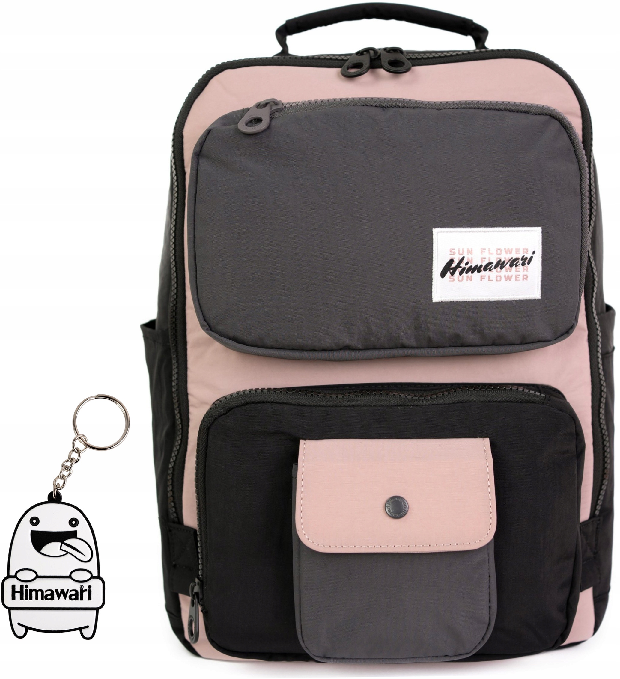 Batoh Himawari Retro S – každodenní cestovní kabinový, grafitový