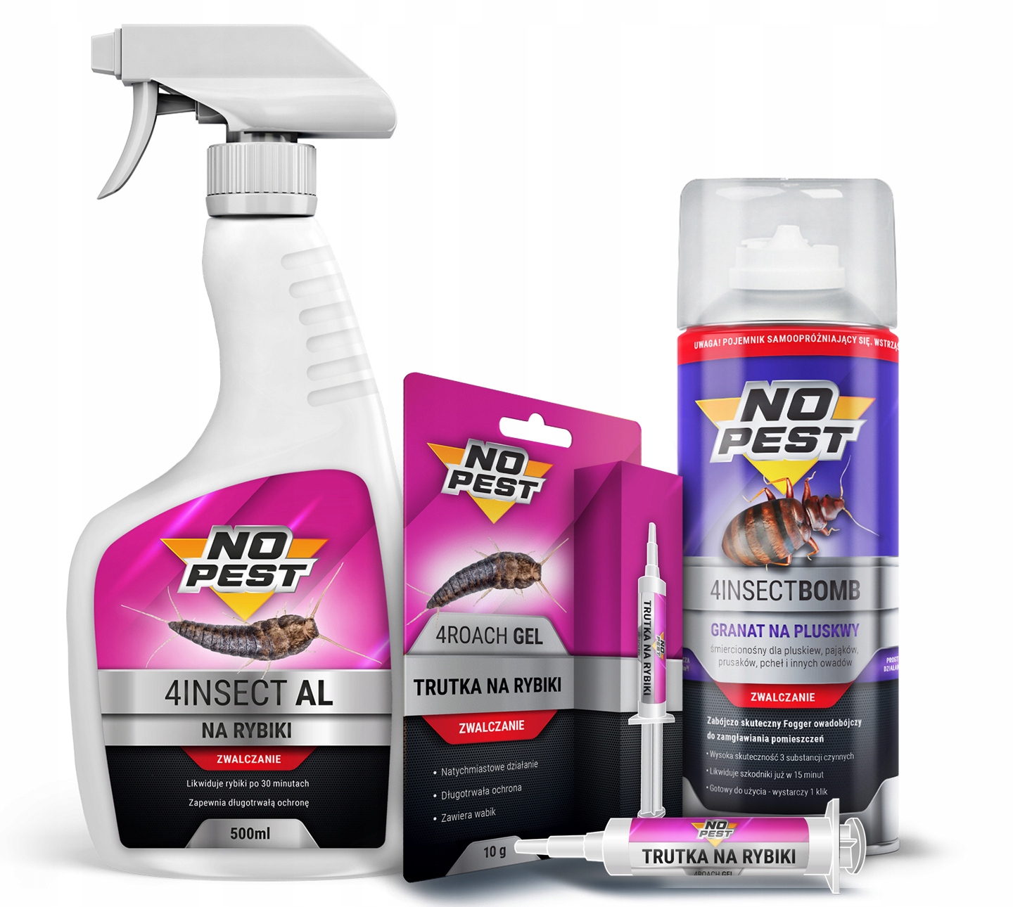 

Środek Bomba Preparat Spray Żel Rybiki Srebrzyki