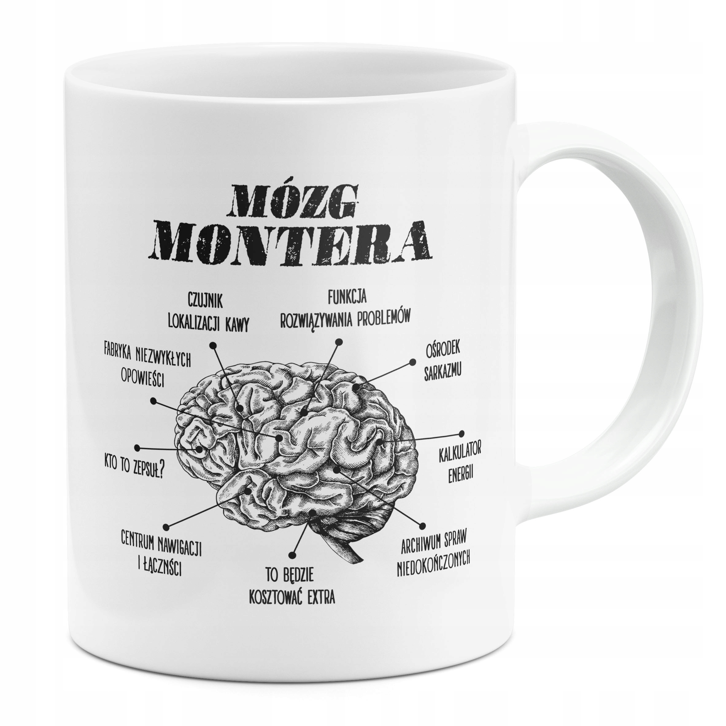 

Kubek Mózg Montera Śmieszny