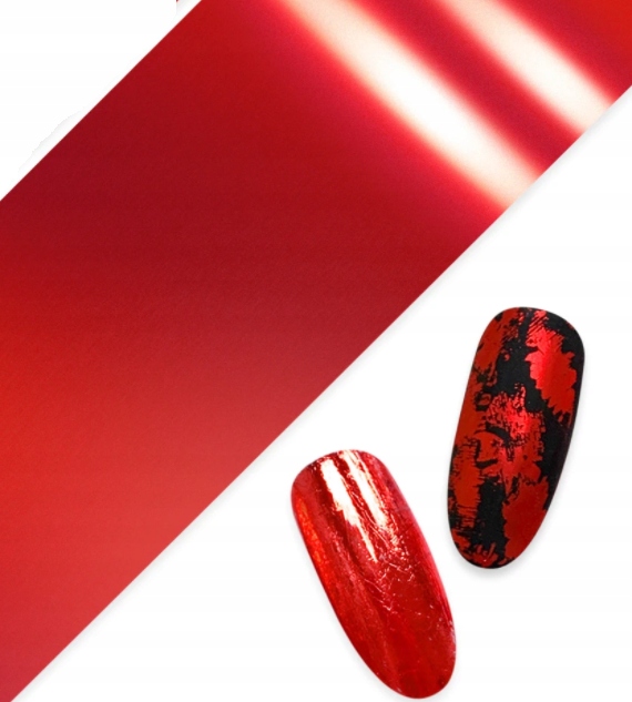 

Folia Transferowa Do Ozdabiania Paznokci Czerwona