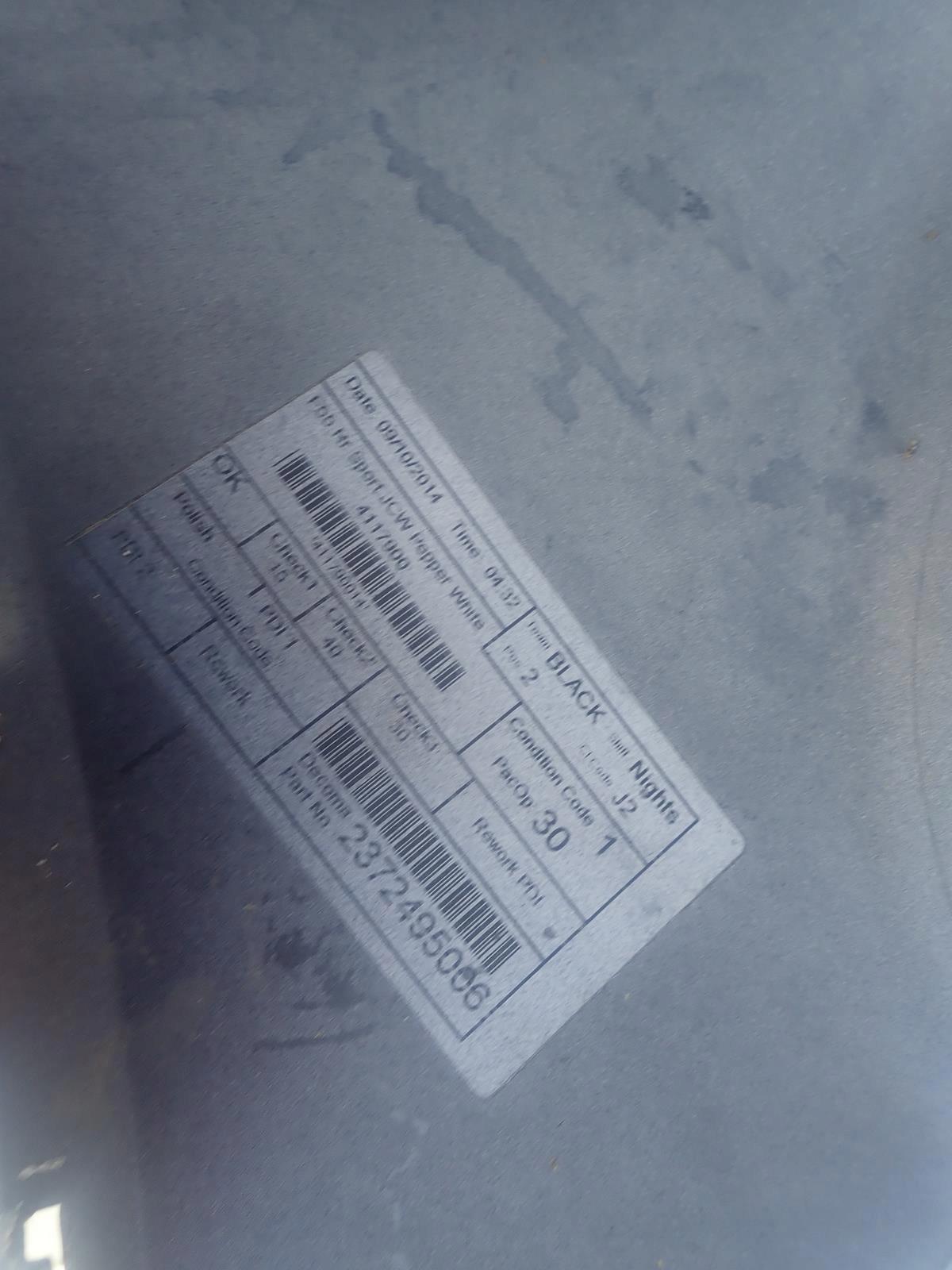 MINI COOPER III 3 F55 JCW 13- bumper rear part rear
