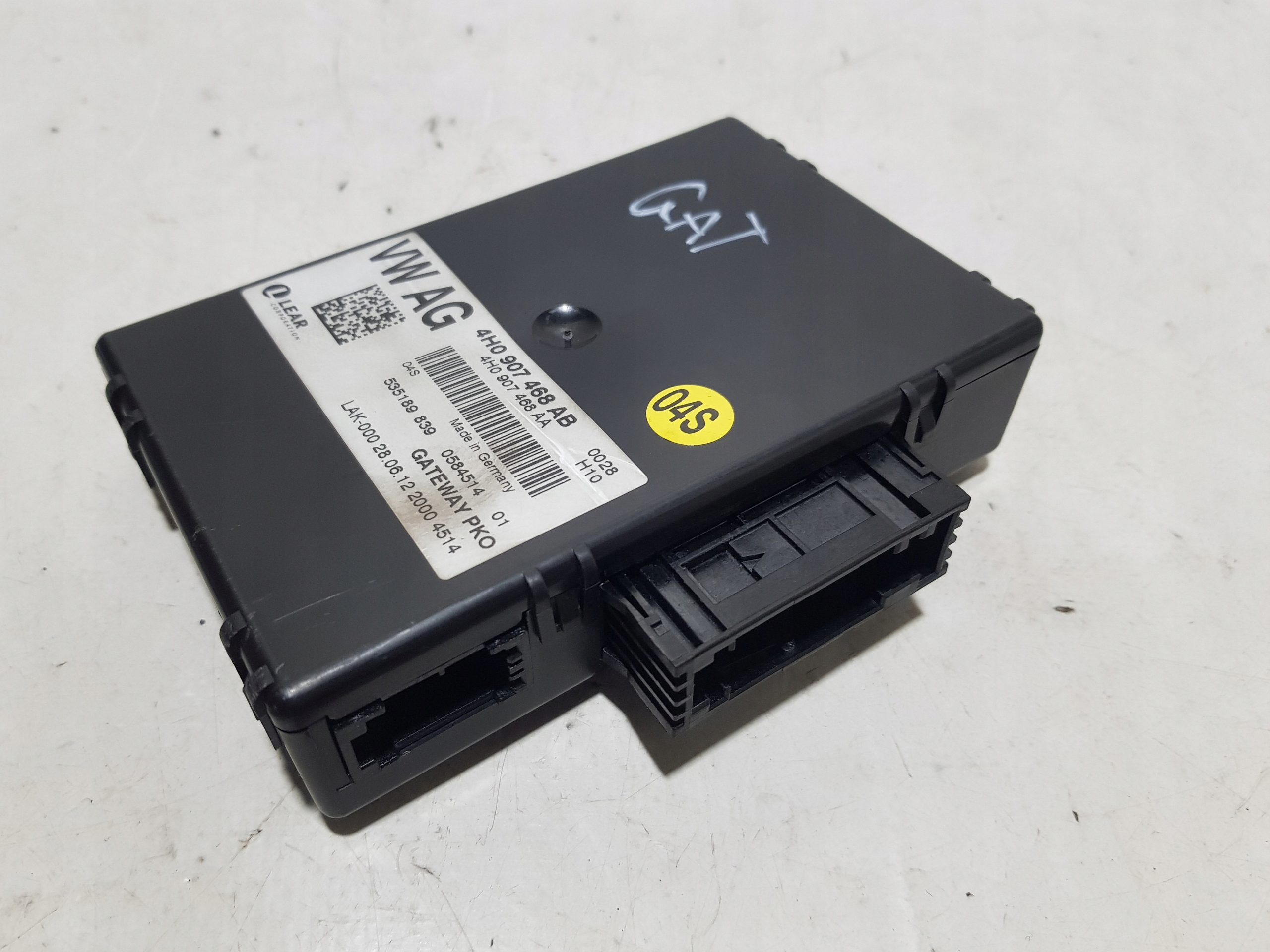 AUDI A8 D4 module control unit GATEWAY 4h0907468ab