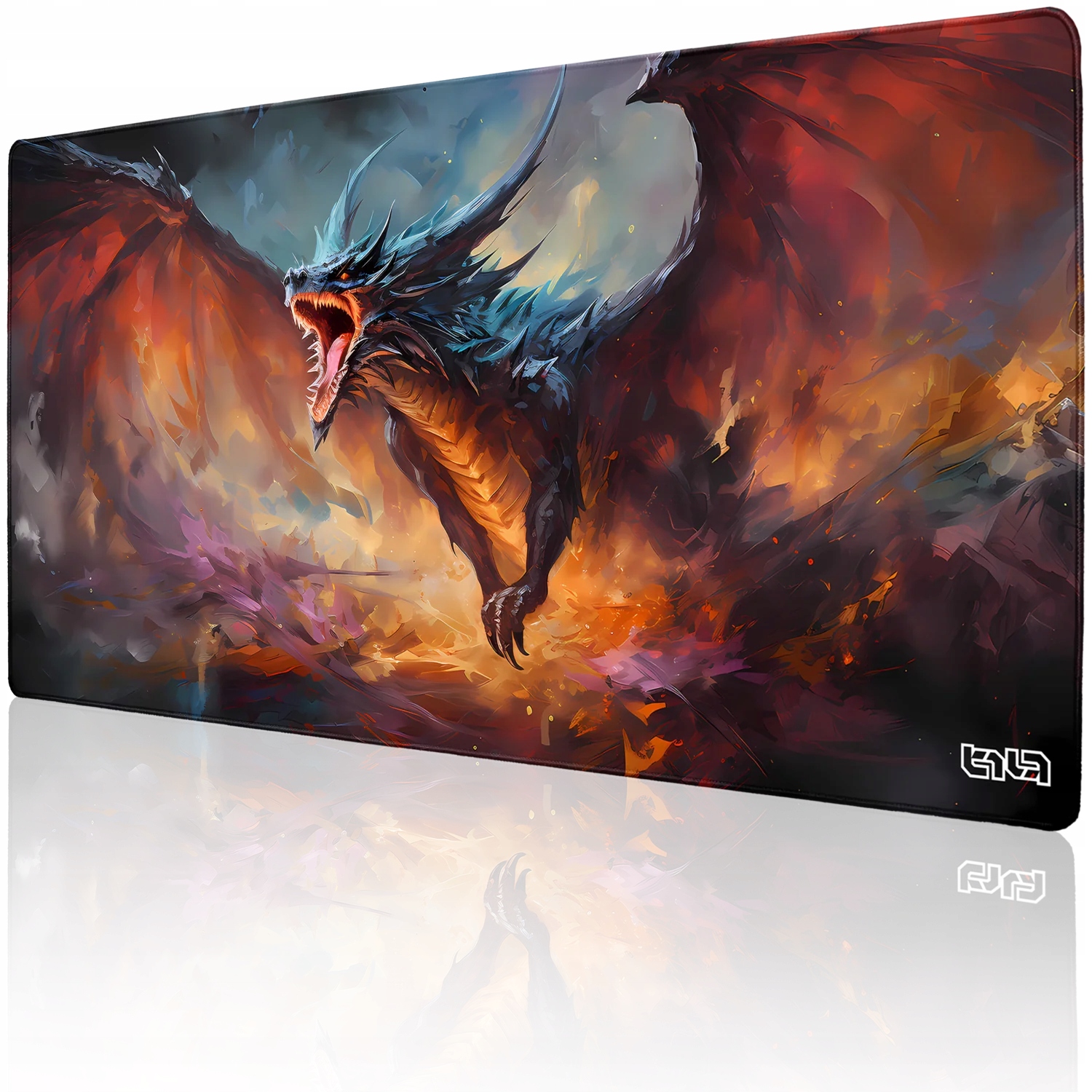 Velká Podložka Pod Myš Dračí hněv 100x50 Tilt XL Velká voděodolná