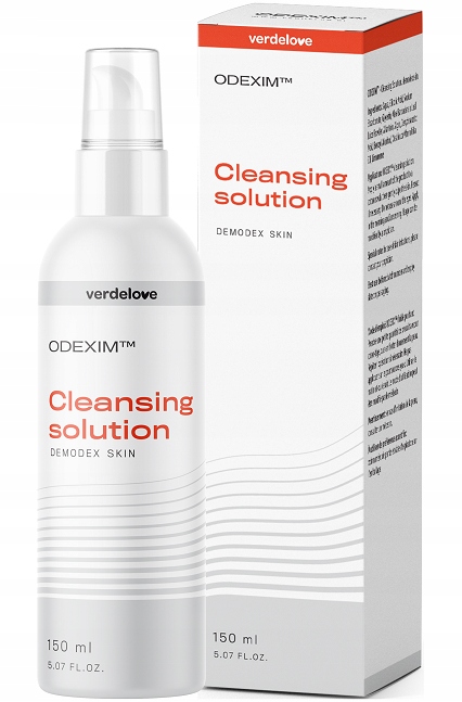Płyn Oczyszczający Dla Skóry Z Nużycą Odexim Cleansing Solution 150 ml