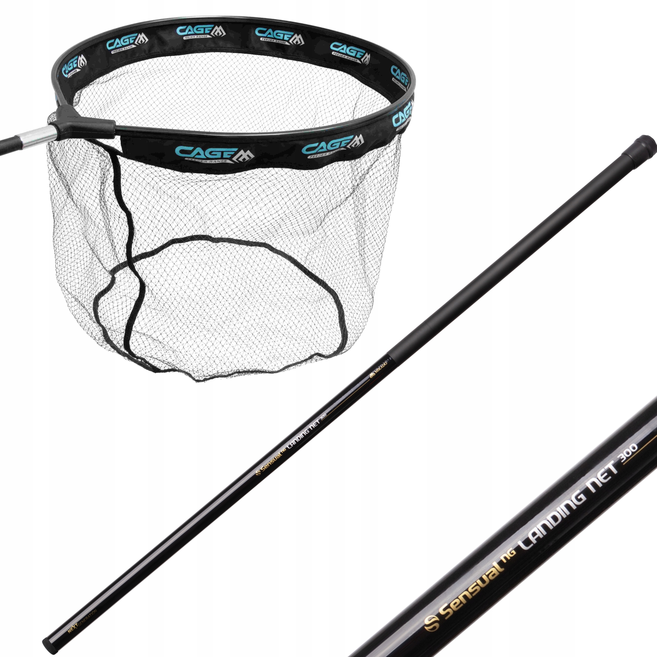 Podbierak Wyczynowy 4,5m Głowa Sztyca Mikado -Na Spławik i Mehod Feeder