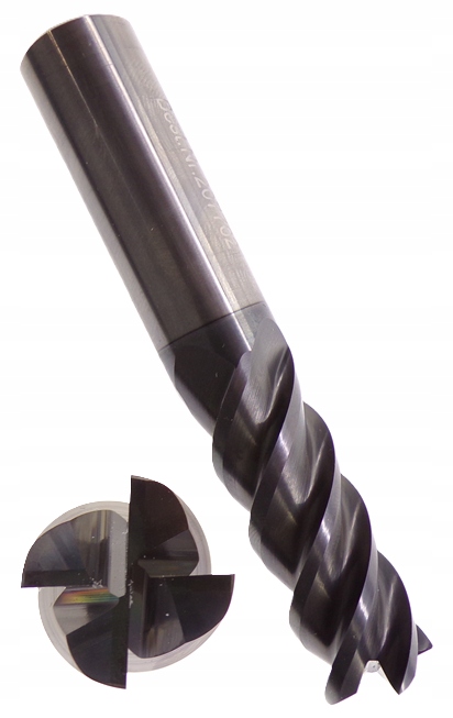 Frez Węglikowy 16mm 55HRC Fi16 Vhm Palcowy 4 Pióra 55 Hrc 16x16x42x93