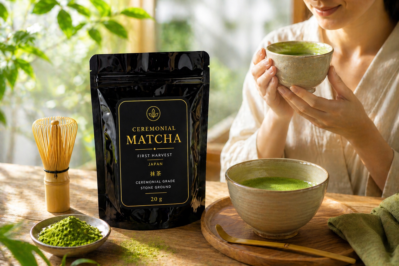 Matcha Ceremoniální 20g Japonsko Nishio Premium First Flush