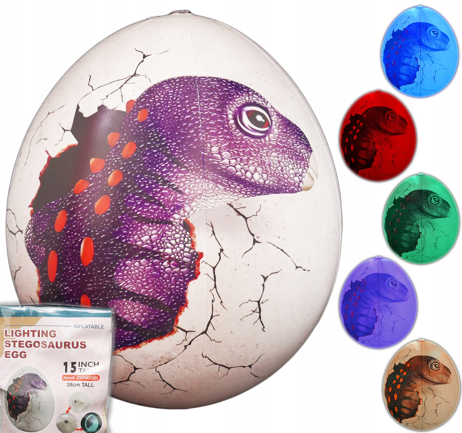 

Wańka Wstańka Duży świecący Dinozaur jajko Lampka
