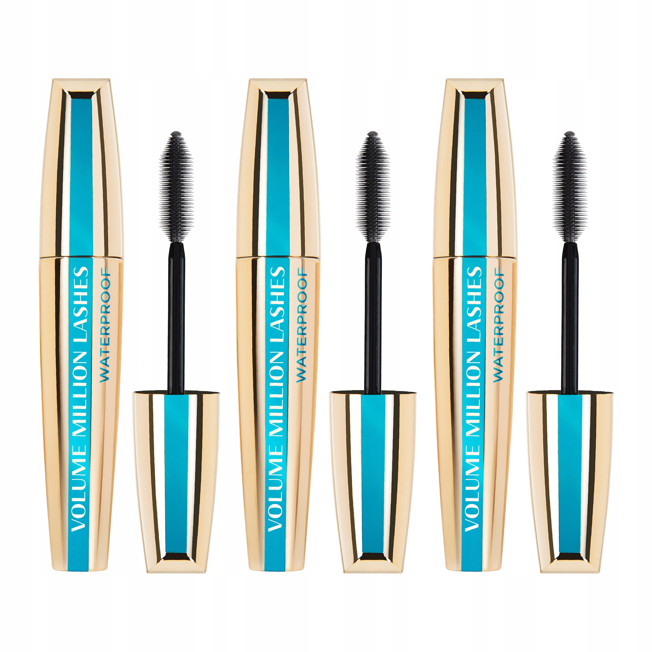 Zestaw 3x L'Oréal Volume Million Lashes Mascara Tusz Do Rzęs Wodoodporny