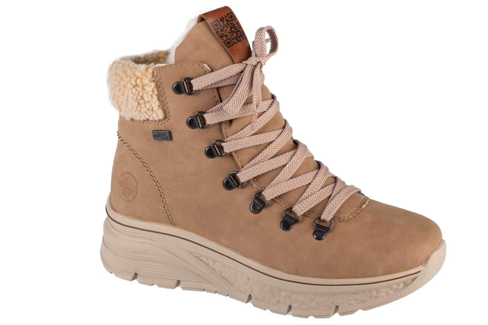 Rieker Booties (41) Dámské zimní boty Nubuk Hnědá