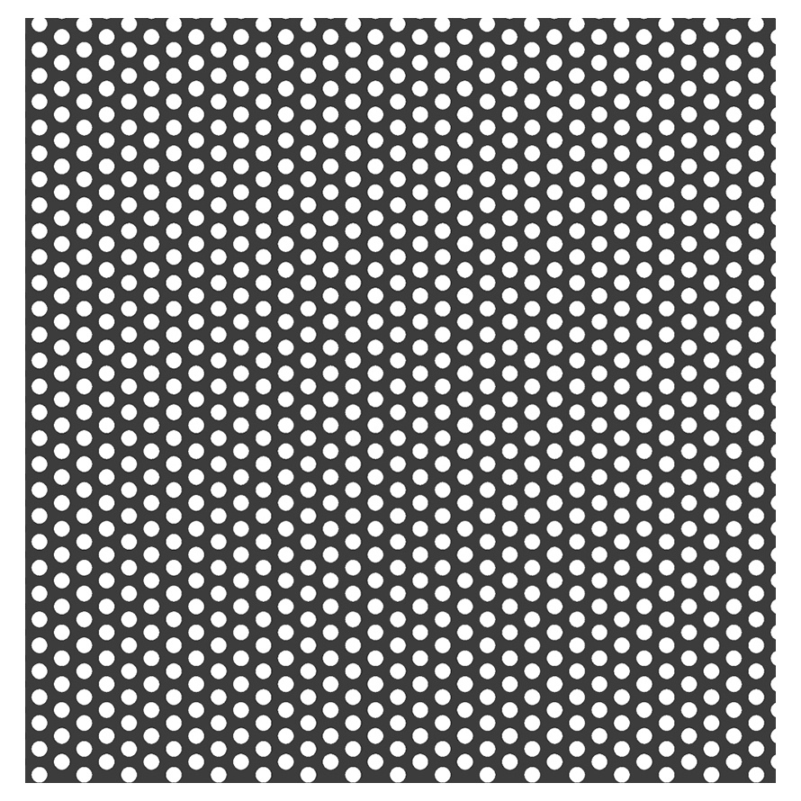 BLACHA PERFOROWANA 200 x 200 SITO STAL SUROWA Gr 1,5 mm Rv 3-5 KOŁA 3 mm