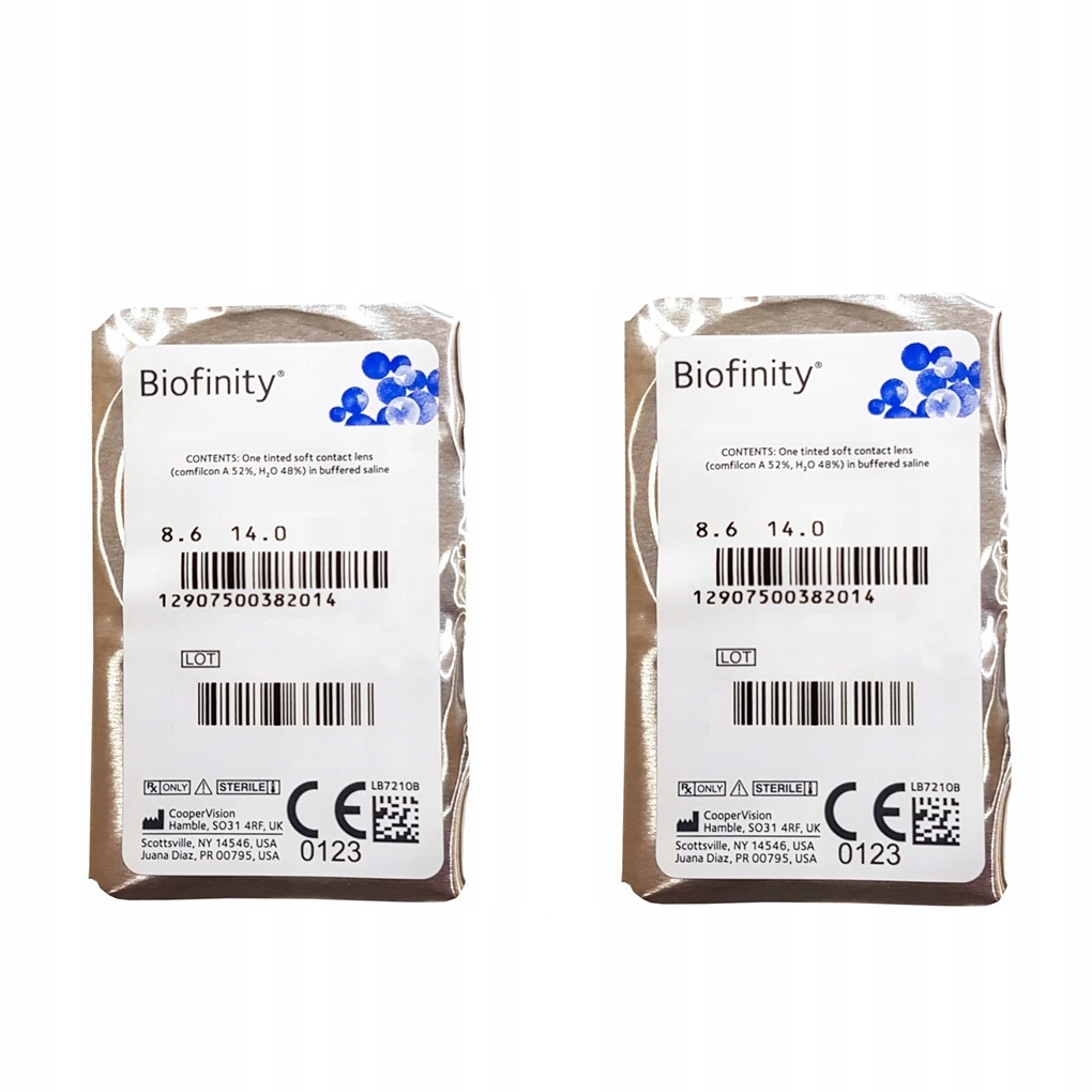 

Soczewki kontaktowe Biofinity CooperVision 2szt.
