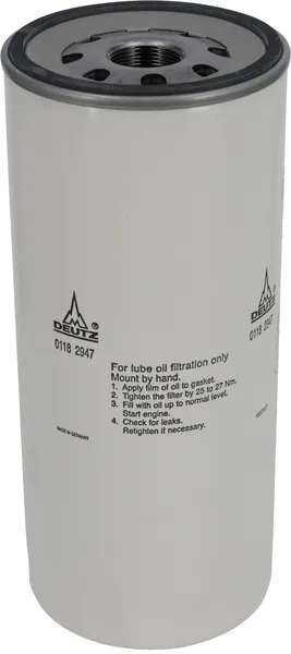 Filtr oleju, przykręcany