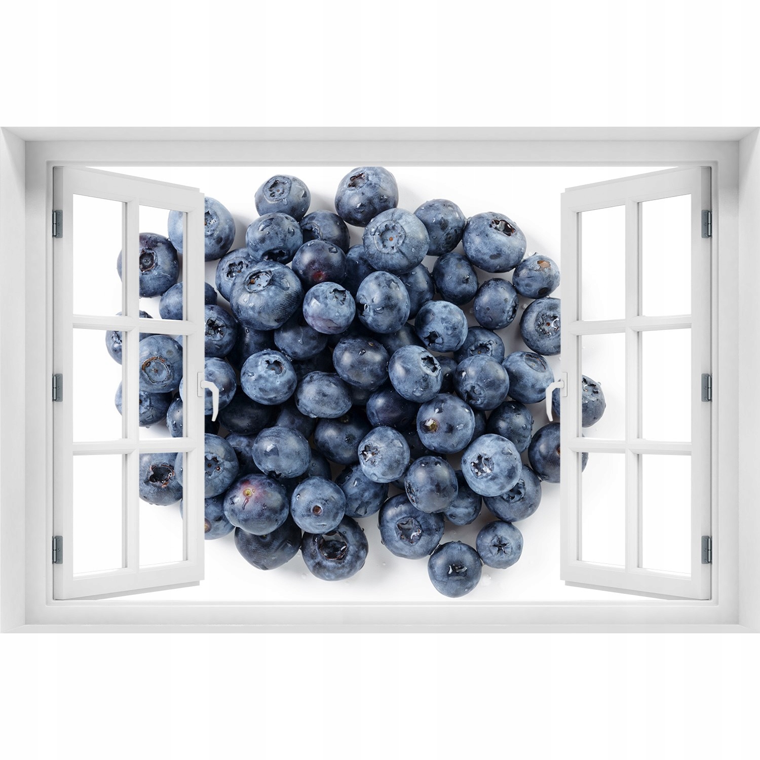 

Naklejka ścienna 3D Okno tapeta Jagody 150x100