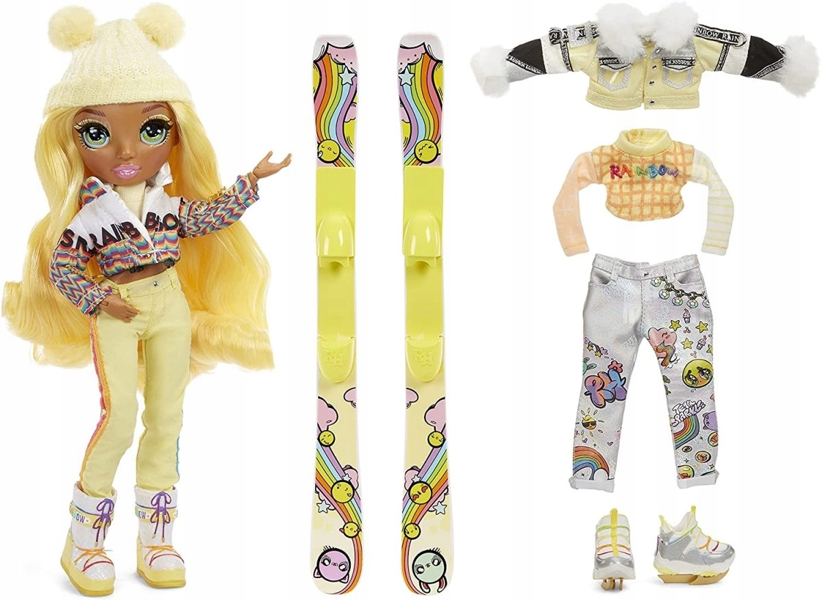 Rainbow High Lalka z nartami Winter Sunny Madison