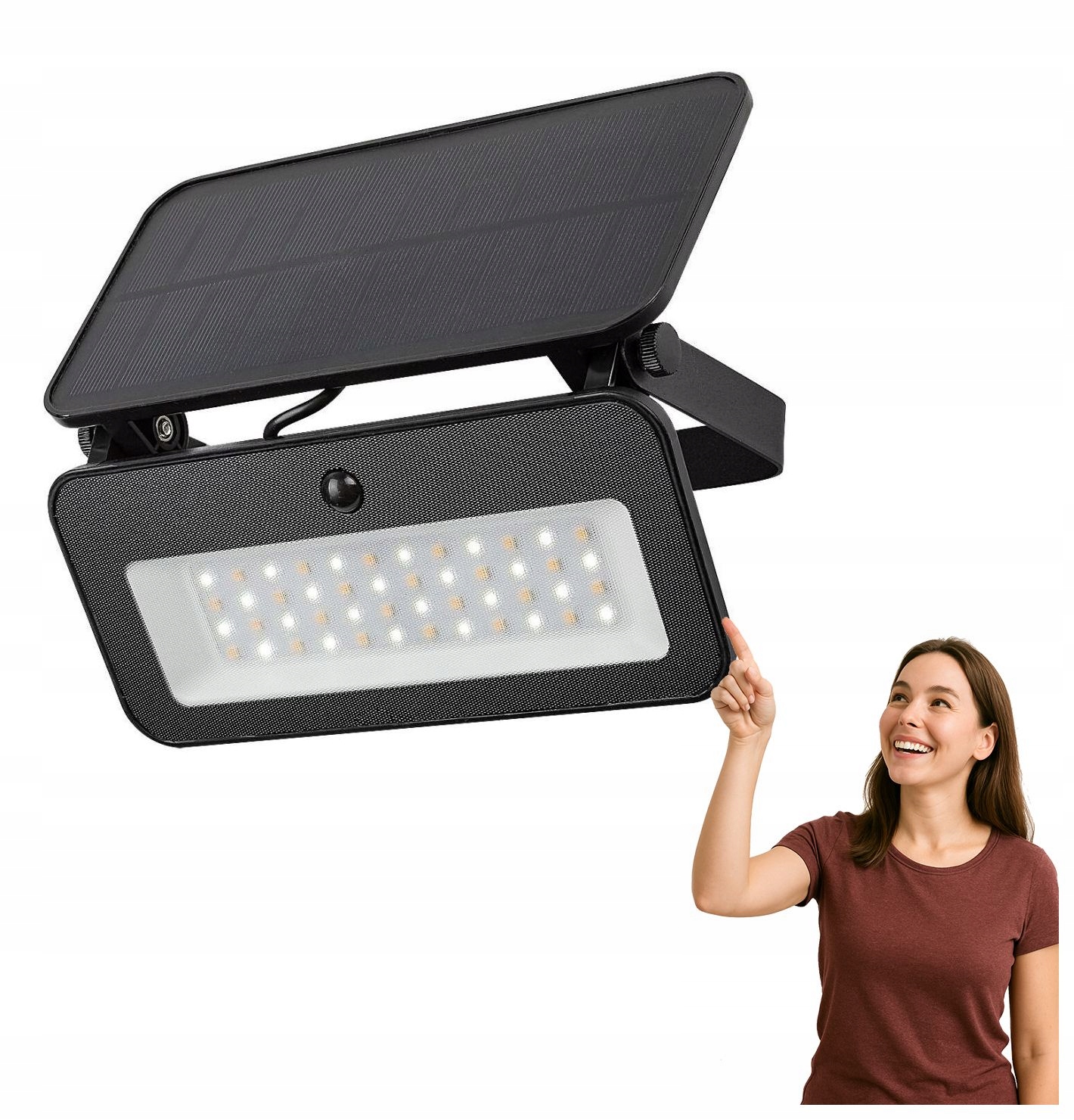 Solární zářič s Led senzorem 8W Tarcal 77160 Rabalux