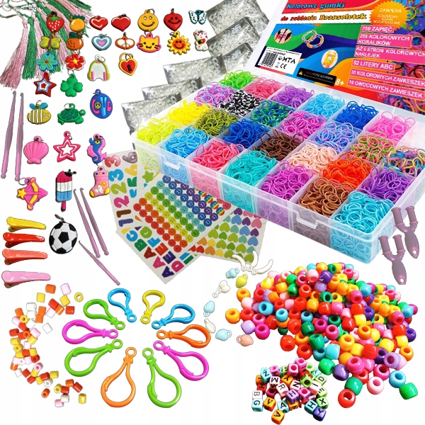 

Gumki do robienia Bransoletek 15000 el Zestaw XXXL