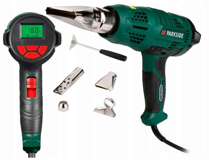 Тепловой фен Parkside PHLGD 2000 B4 2000 Вт 230 В 650 °C Бренд Parkside