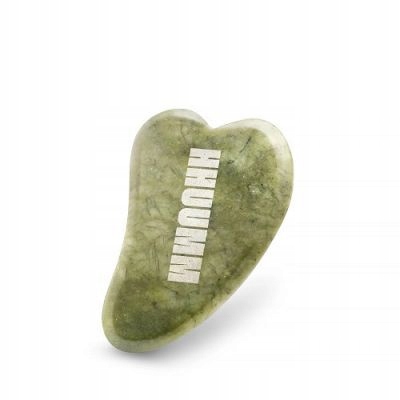 Hhuumm Masážní Přístroj na obličej destička Gua-Sha zelená