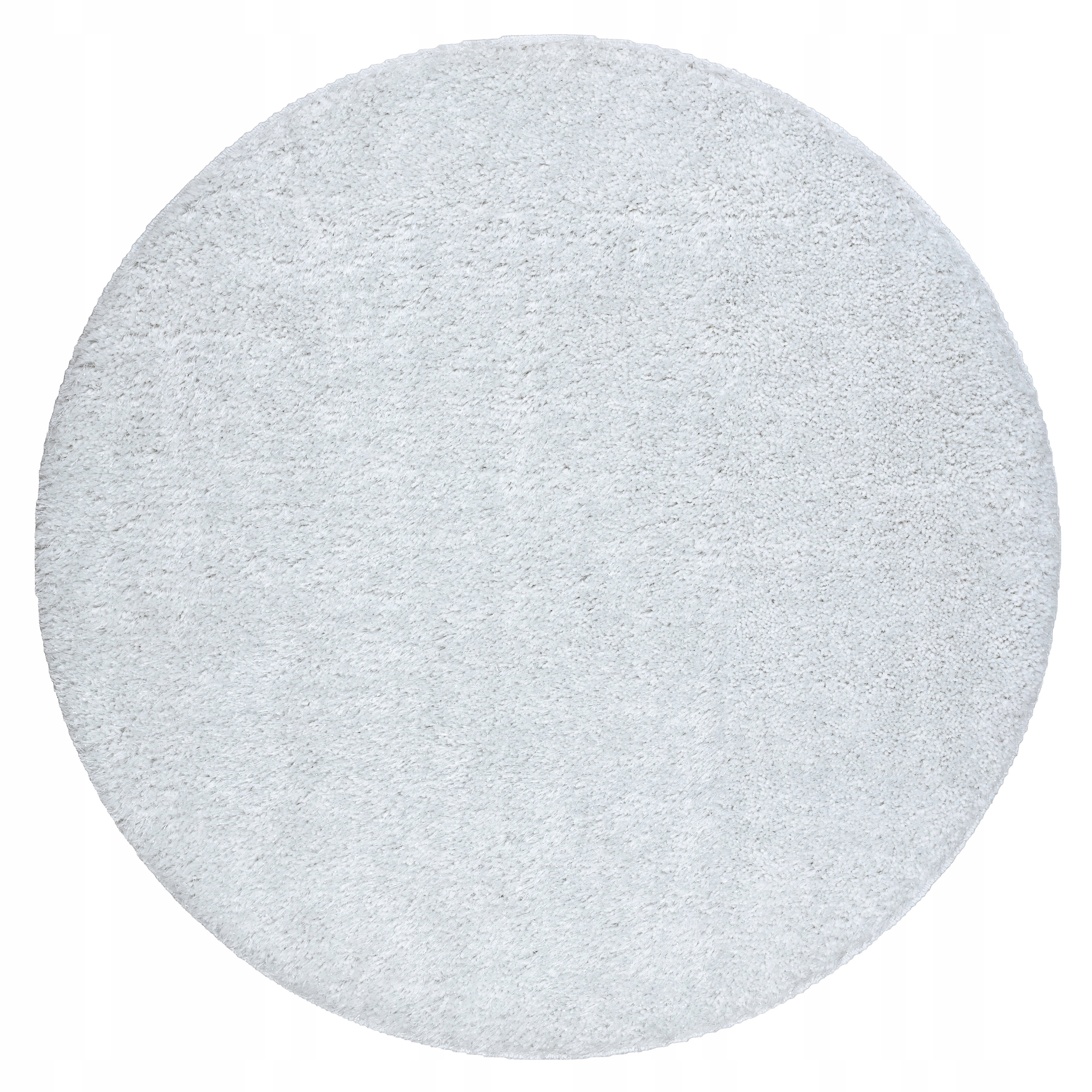 Komplet Koupelnový Koberec Wc kruh 100 cm Hladký bílý Měkký Silný #KPL239