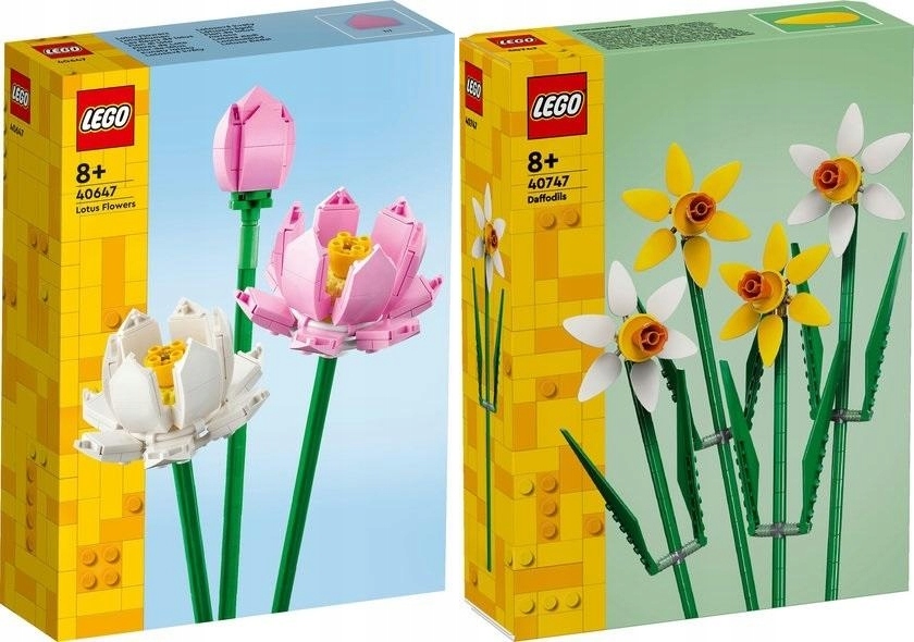2V1 Lego(r) Merchandise 40647 Lotosové Květy Lego Narcisy 40747