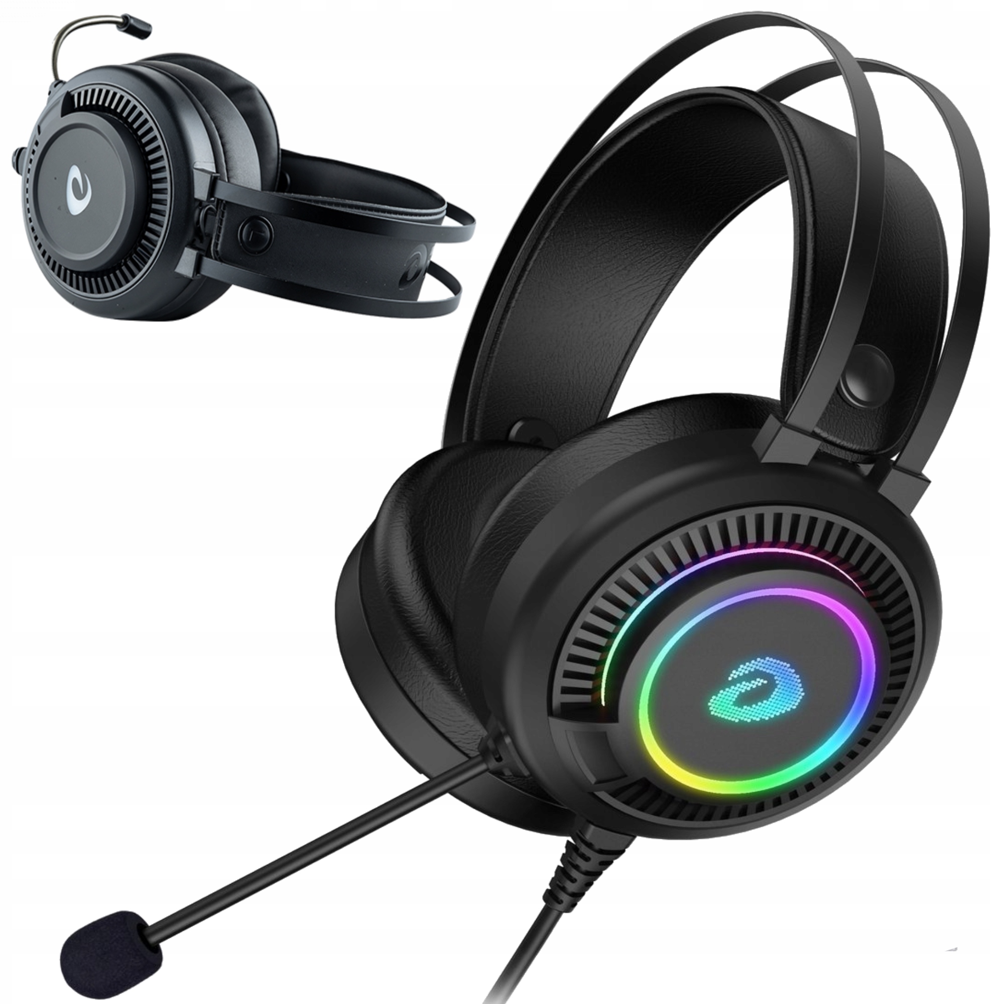 

Dareu Słuchawki z Mikrofonem Gamingowe Rgb Usb 7.1