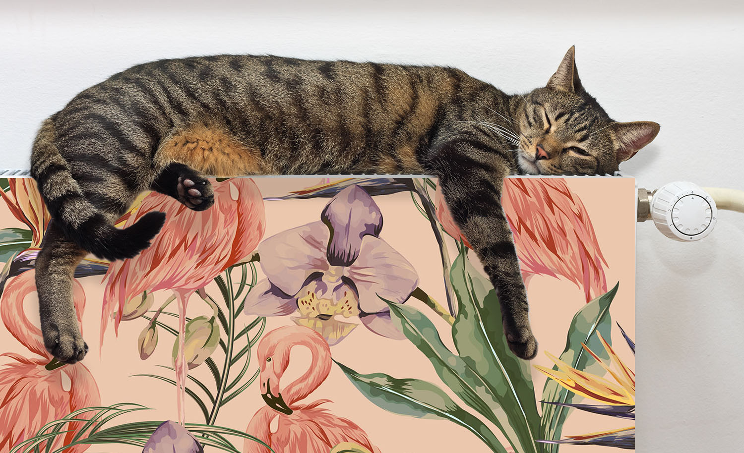 MATA MAGNETYCZNA NA KALORYFER 100x60 FLAMING FOTOTAPETA Rodzaj produkt gotowy