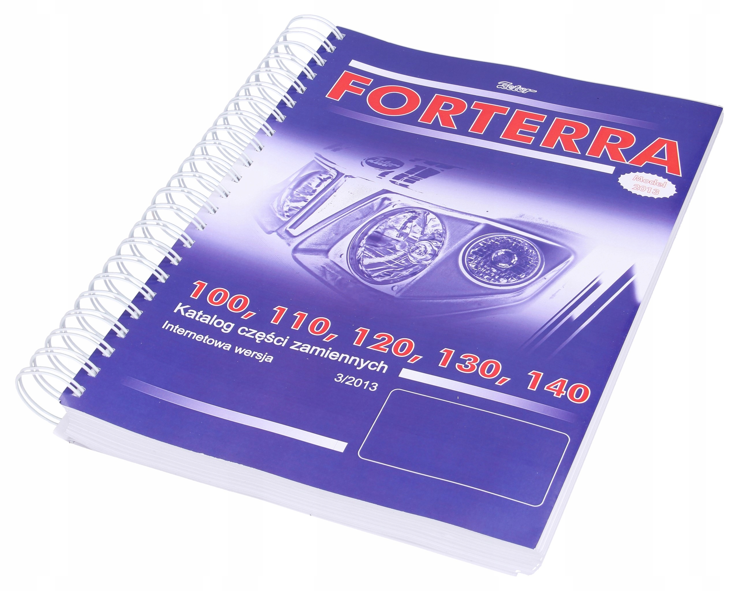 katalog náhradních dílů Zetor Forterra 100 110