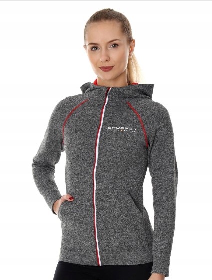 LS14360 Bluza damska FUSION szary S