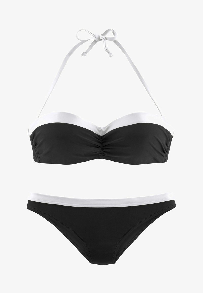 Dvoudílné plavky černé Lascana 38B