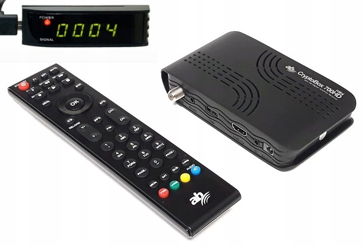 Tuner CryptoBox AB 700HD MINI DVB-S2 H.265 IPTV, iOS i Android, Nagrywanie Full HD tak