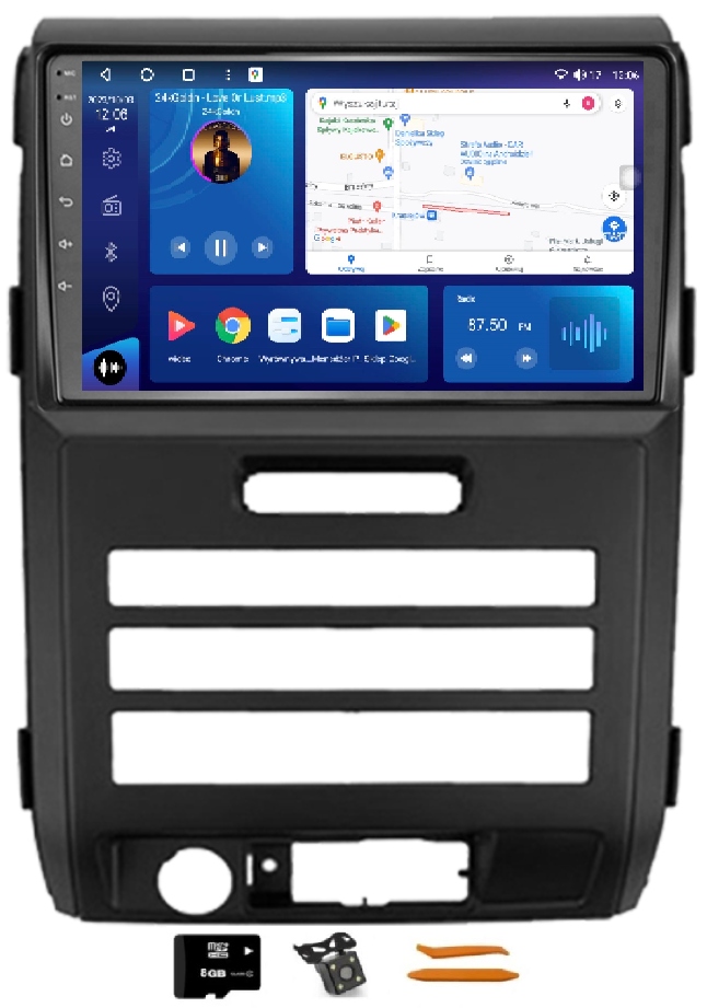 Radio Android Nawigacja XQ460S Qled Carplay Lte Gps Dsp Ford F150 09-14