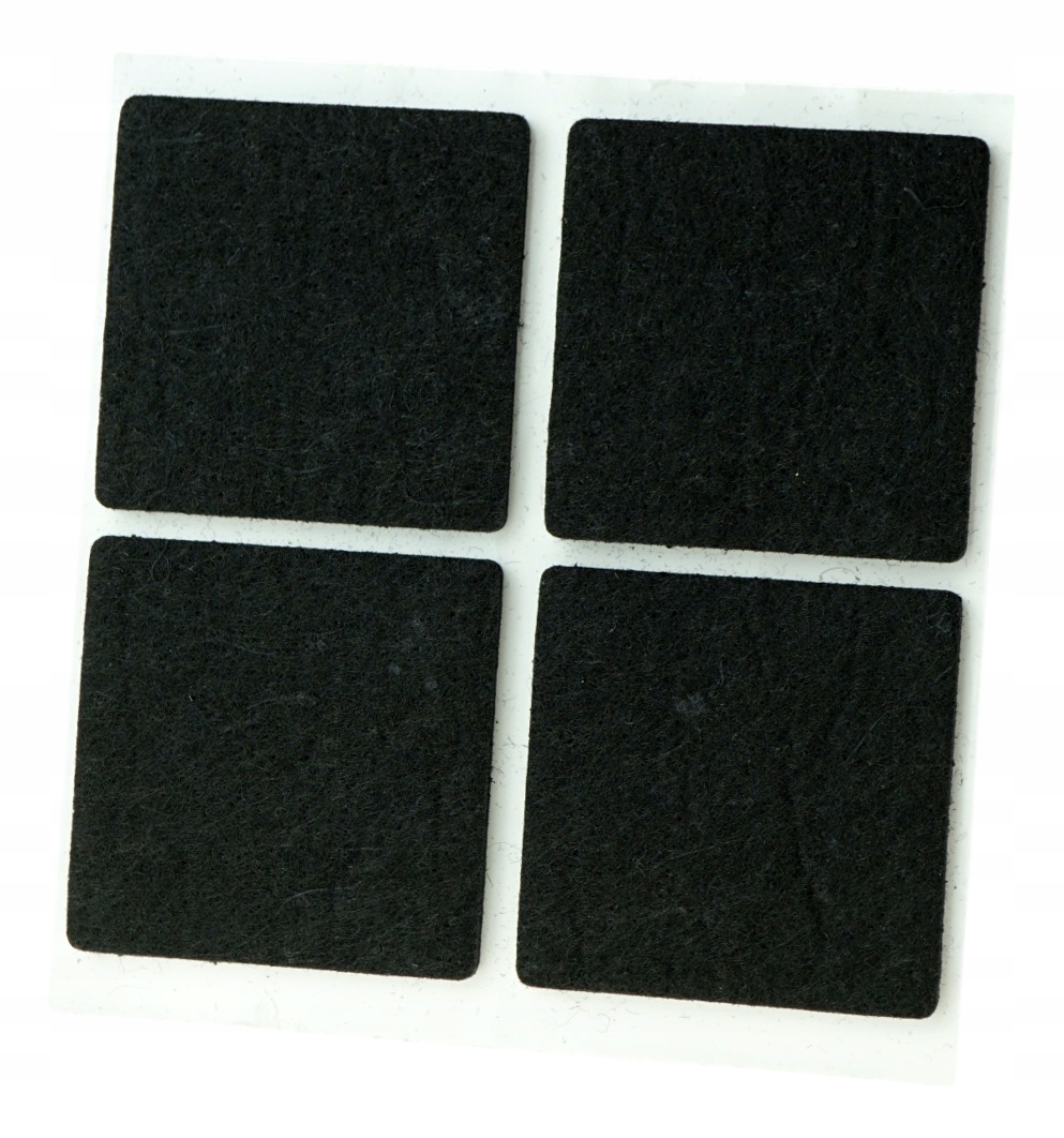 

4 x Podkładka filcowa pod meble 45 x 45 mm czarna