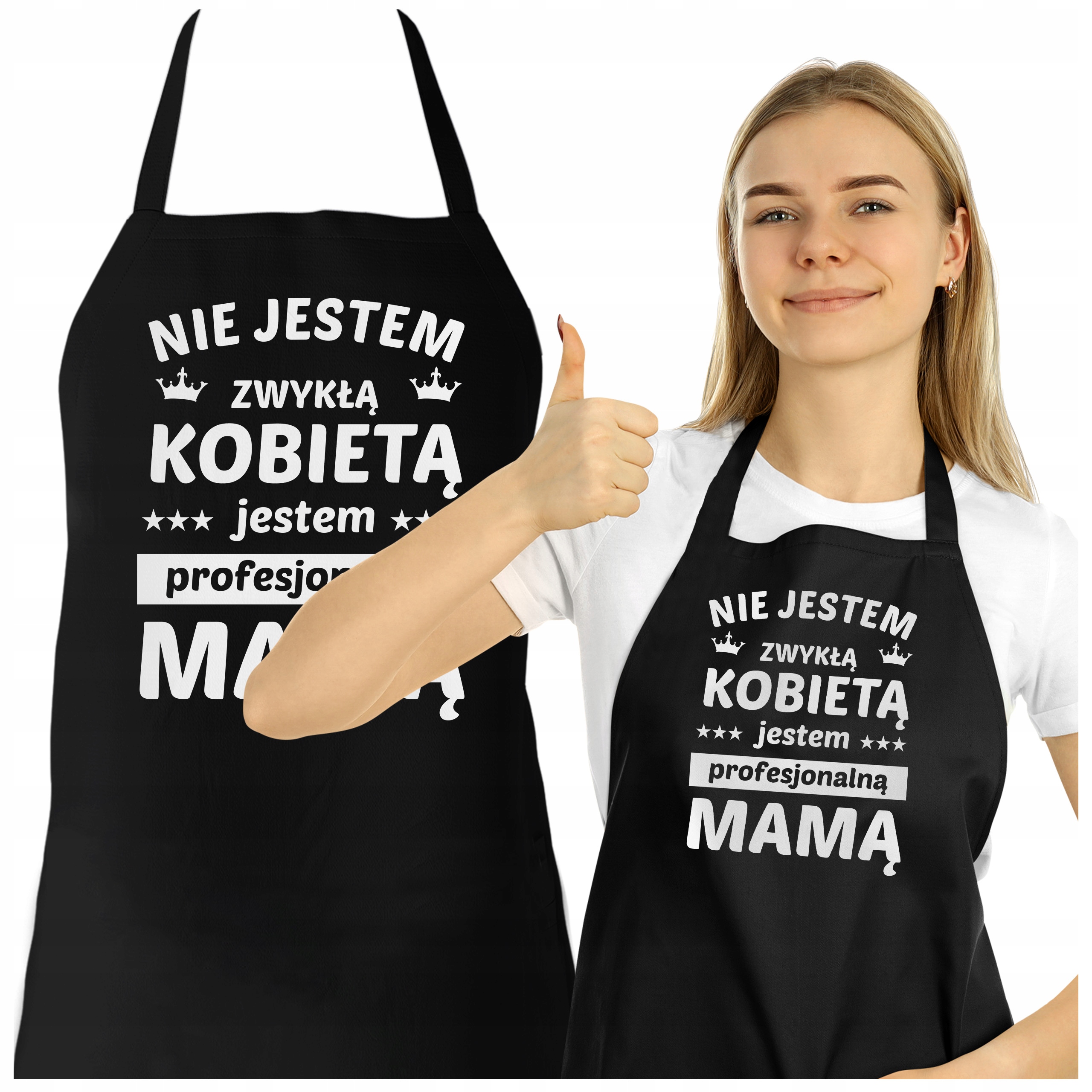 

Dla Mamy Stylowy Długi Fartuch Dzień Matki