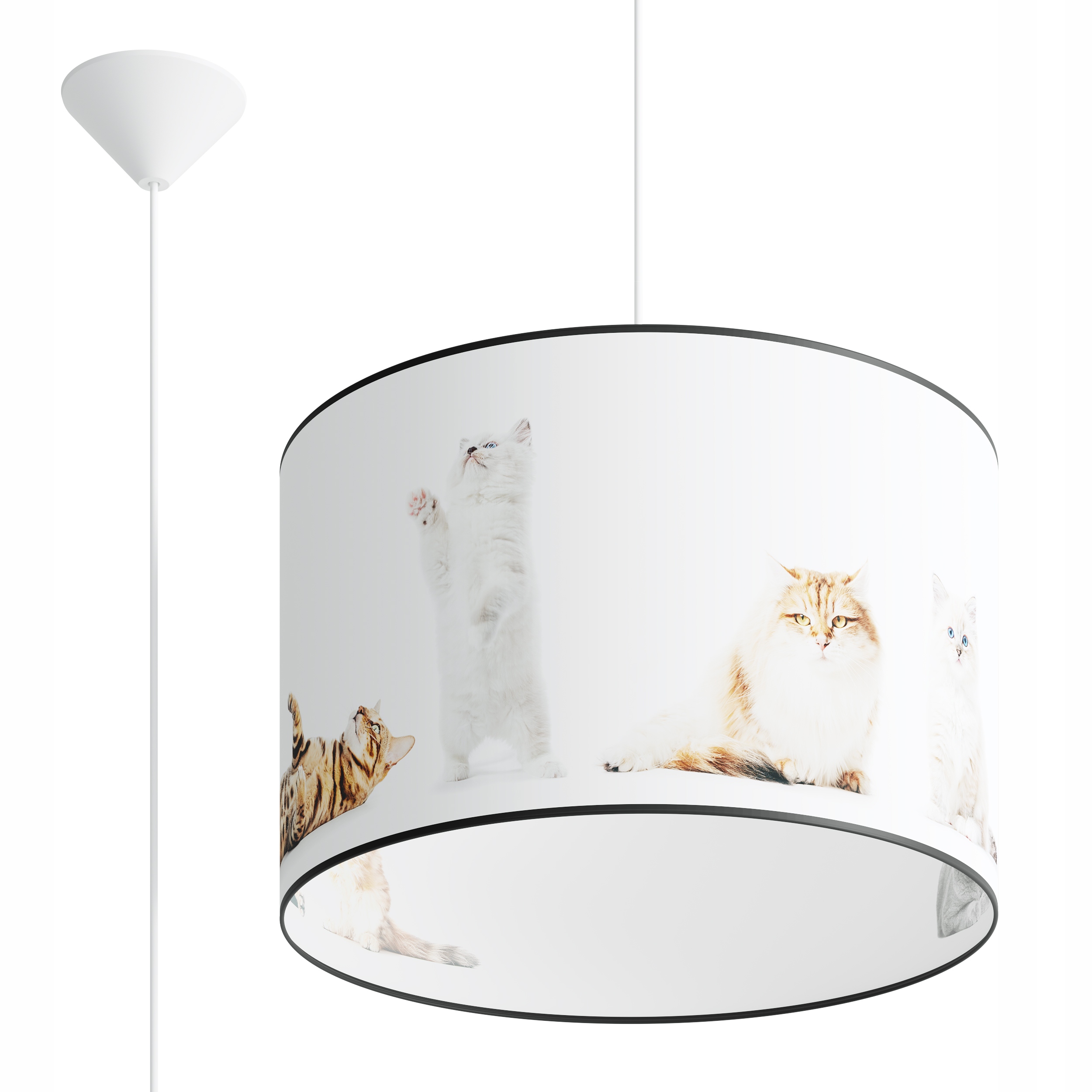 

Lampa wisząca Koty 40 kolorowy pokój dziewczynki