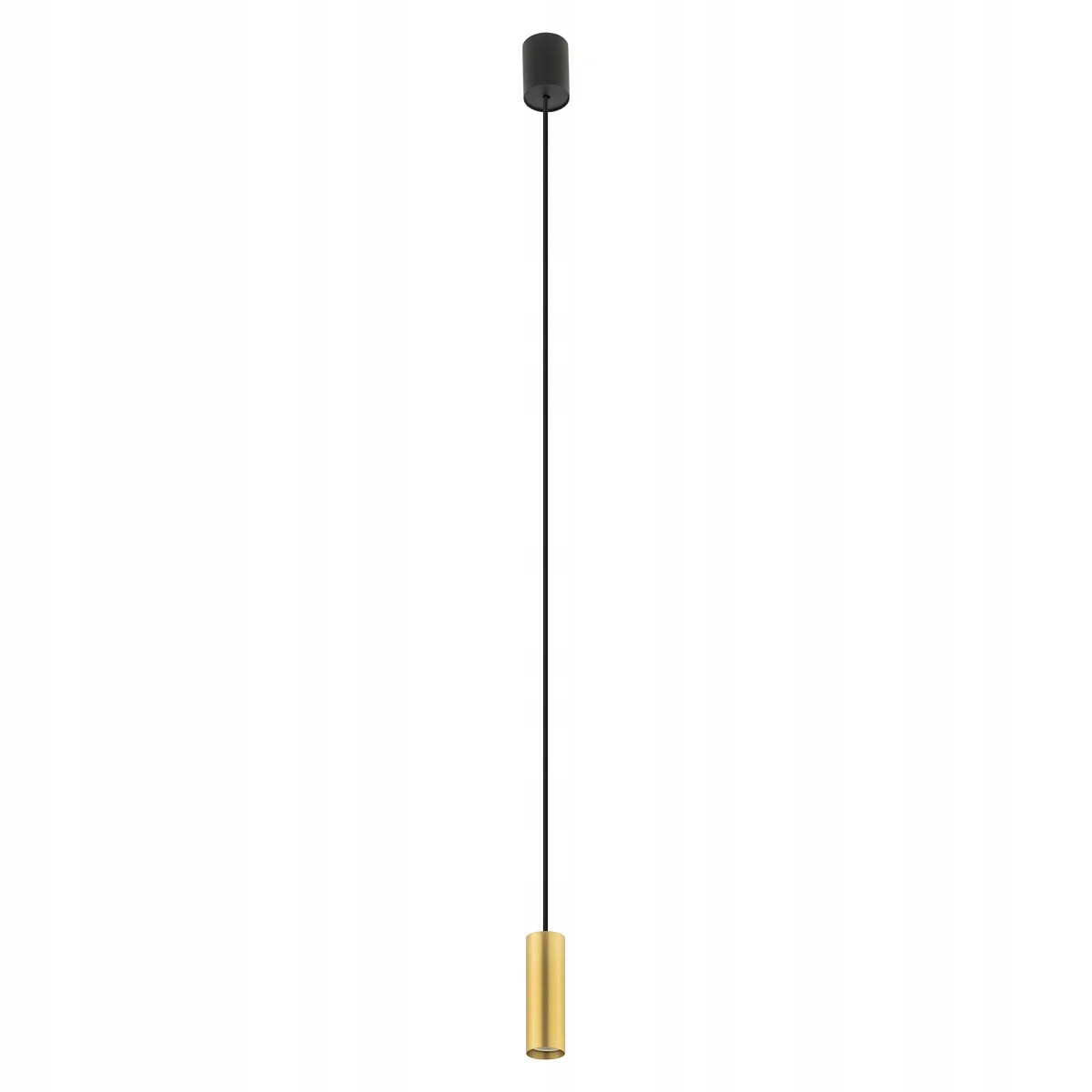 Závěsná lampa bodová zlatá tuba nad stůl ostrovní bar Fourty Nowodvorski