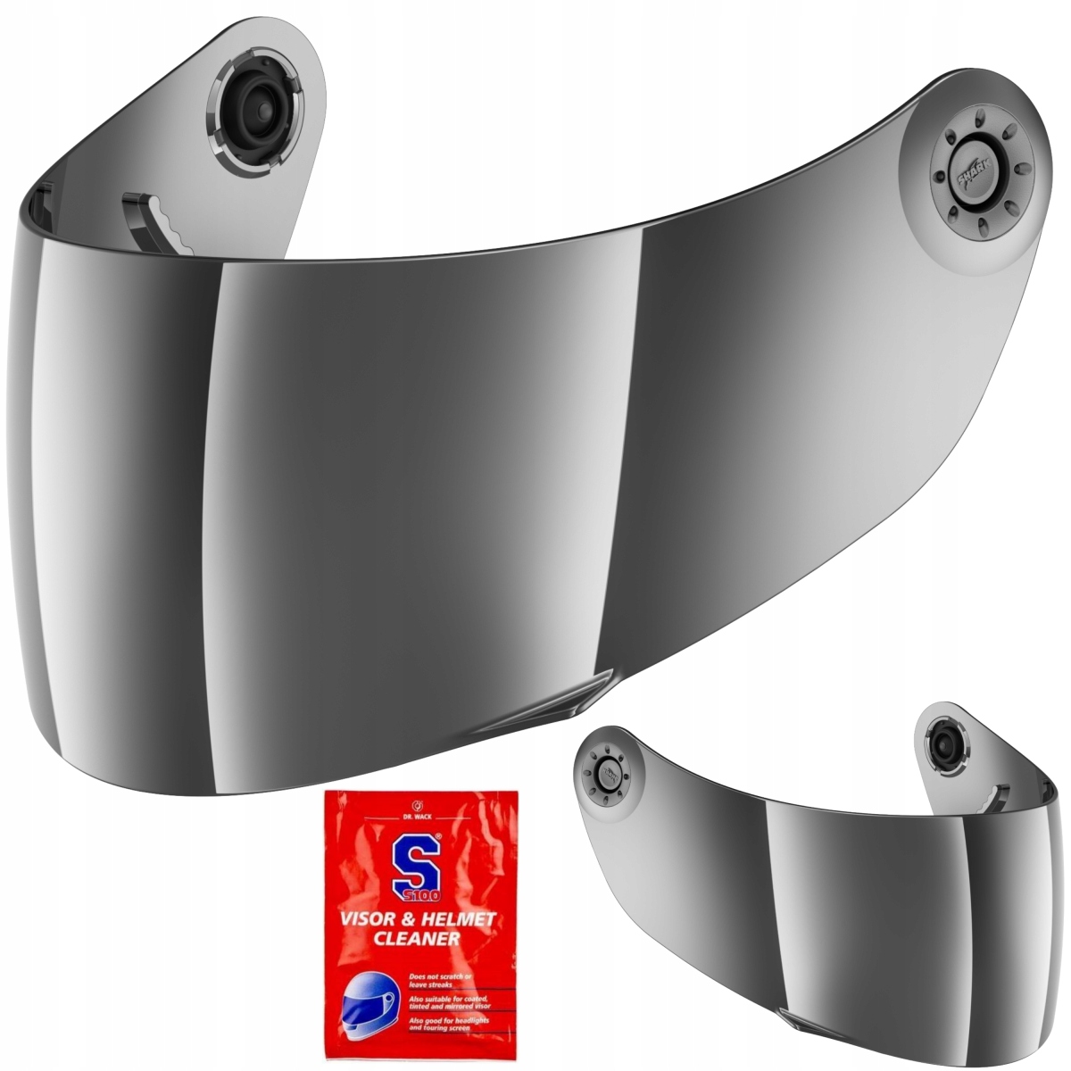 Скло SHARK RIDILL, S600, 700, 900 срібне дзеркало