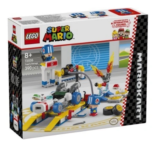 Lego 72035 Mario Mario Karty Toad A Jeho Garáž