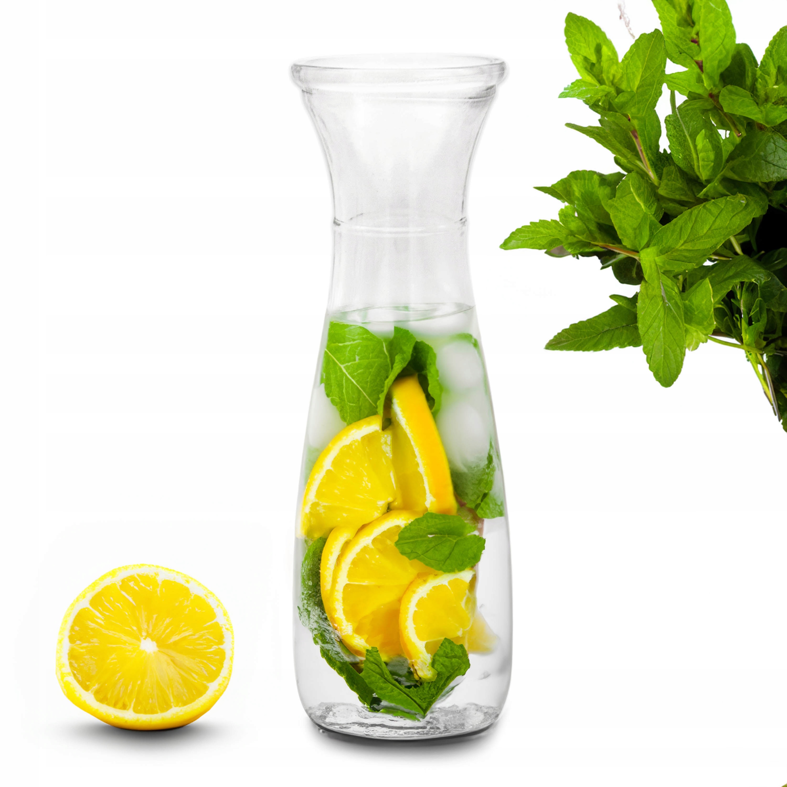 KARAFKA SZKLANA 1L NA WINO WODĘ LEMONIADĘ SOK DZBANEK POJEMNIK
