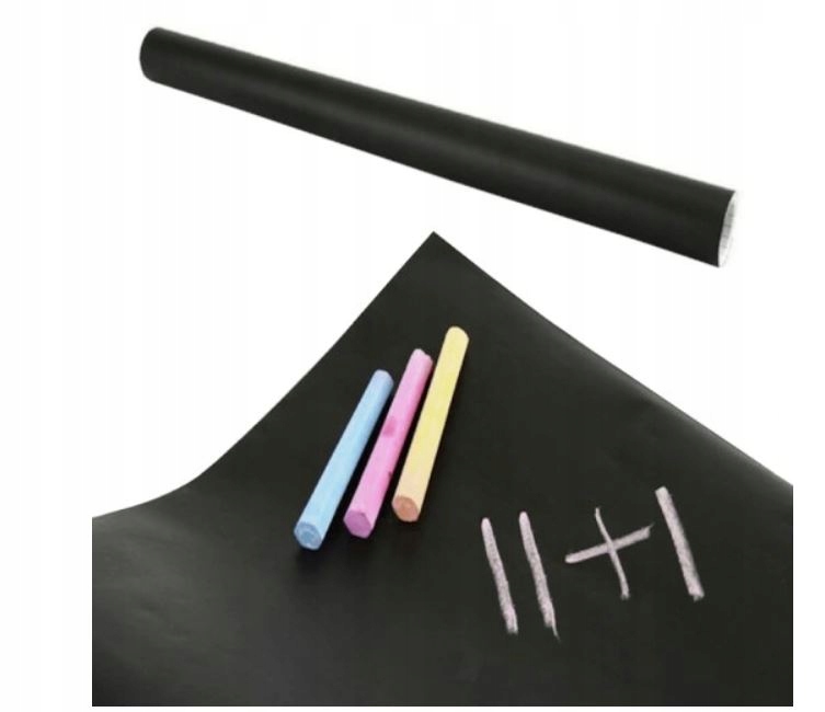 SAMOPRZYLEPNA TABLICA KREDOWA DUŻA + KREDA 45x200 EAN (GTIN) 5903858190327