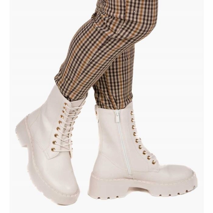 Bílé Teplé Trapery Platforma Sergio Leone 38