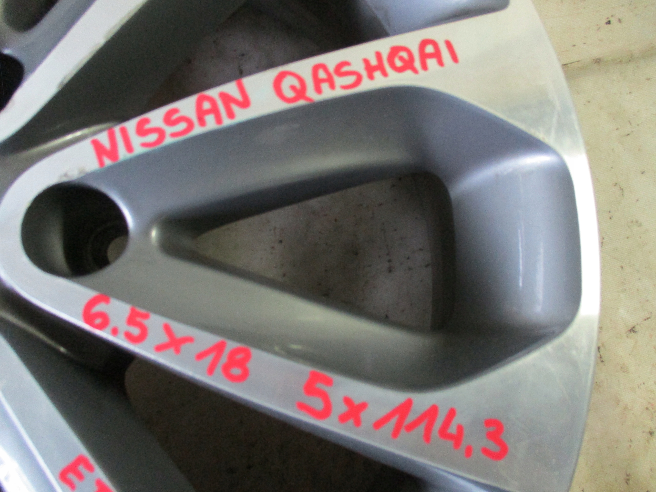 disk hliníkový Qashqai 18 6,5 5x114,3 ET 40