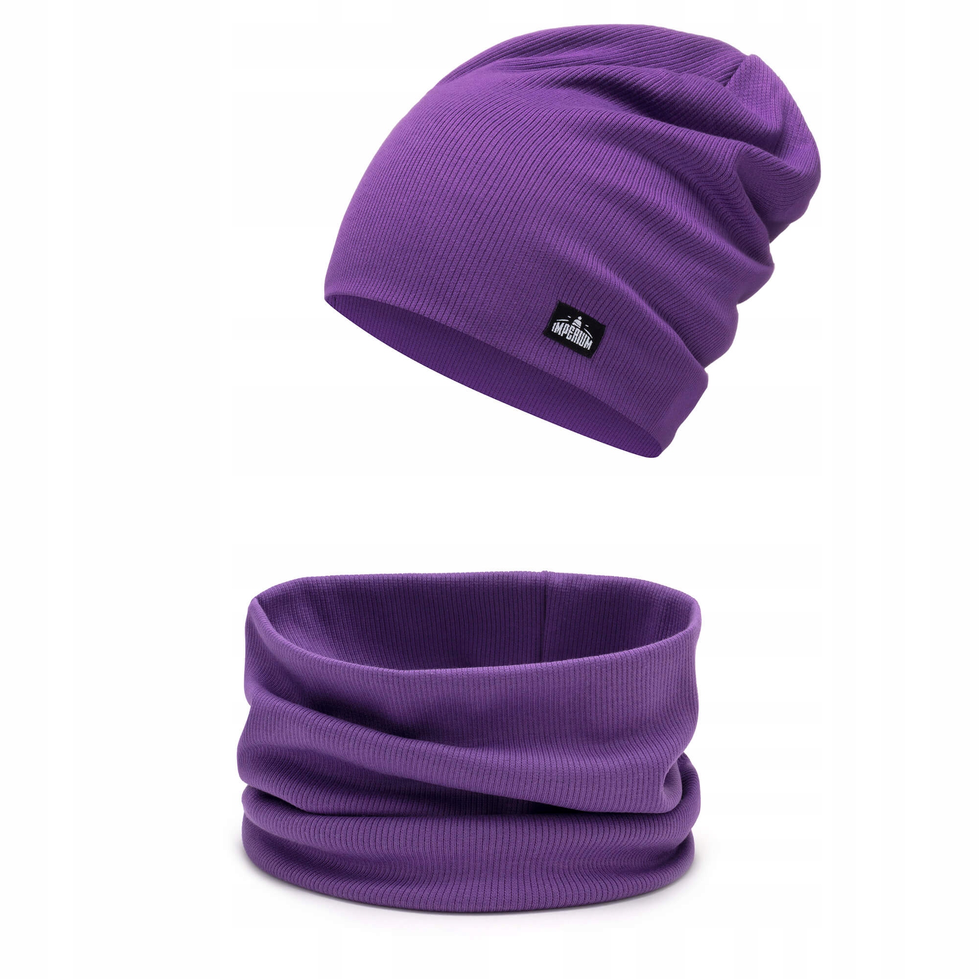 

Czapka beanie + komin komplet Jesień Zima Kolory