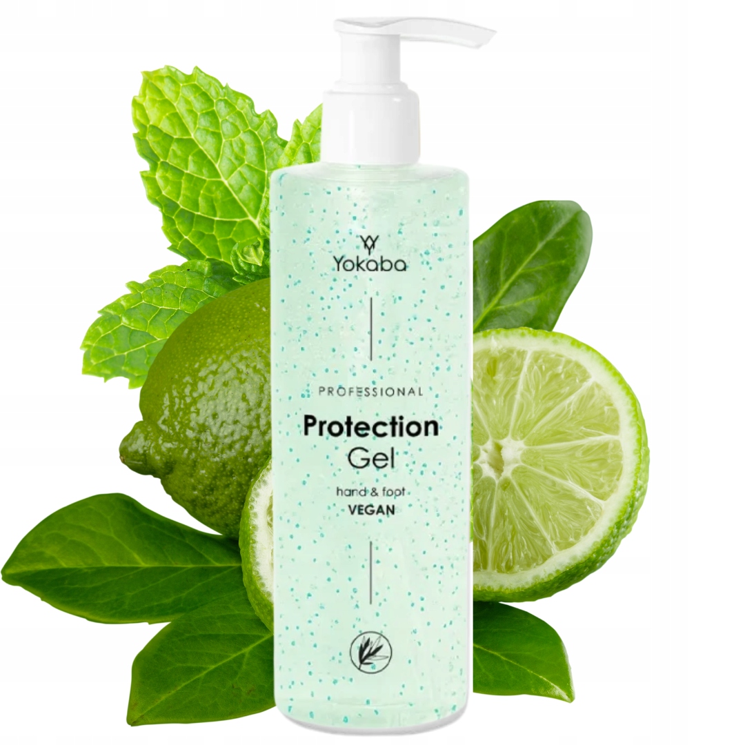 Yokaba Protection Gel Myjący Żel do dłoni i stóp limonka mięta 300ml