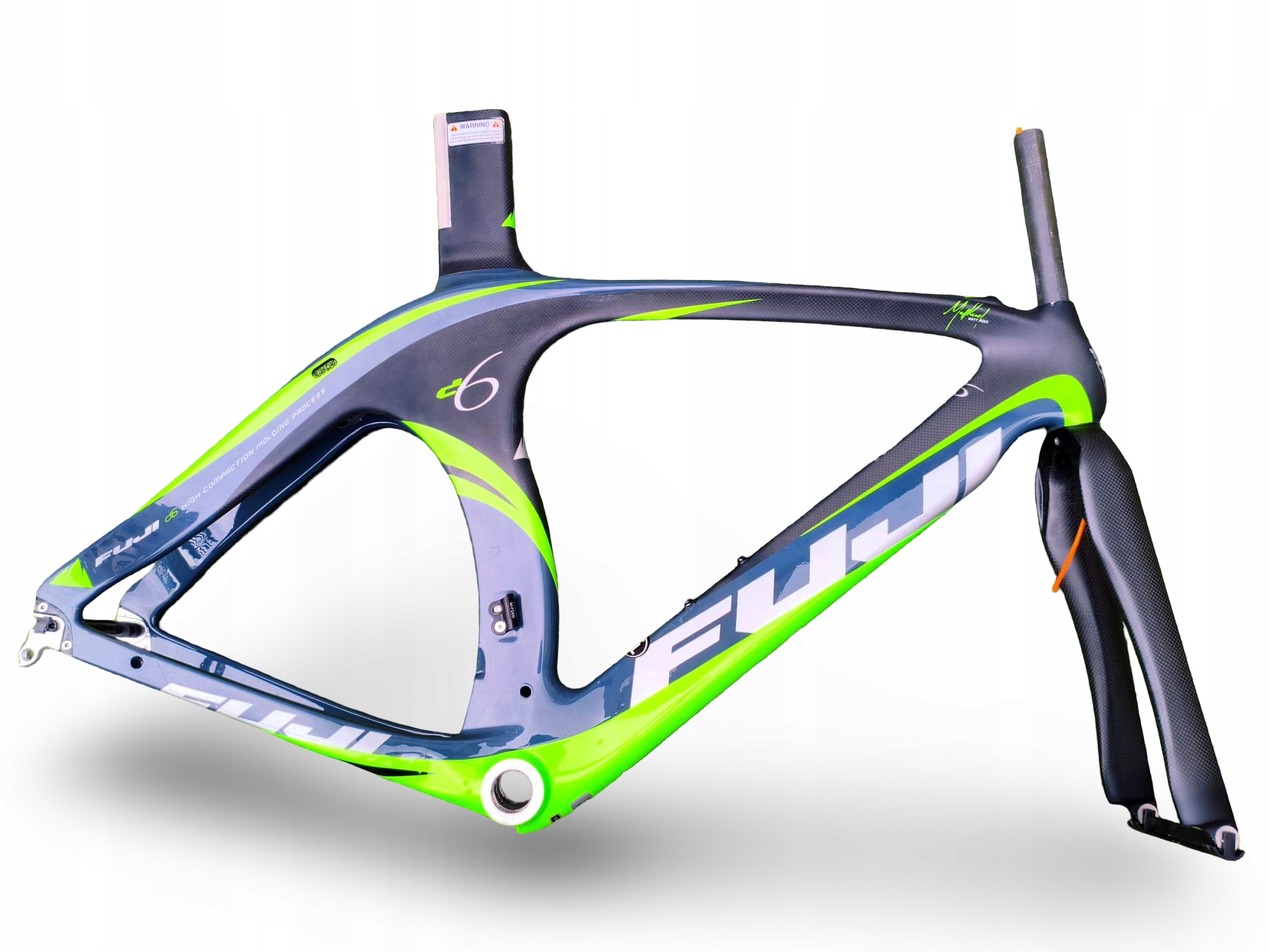 Rama Rowerowa Aero Triathlon Tt Fuji D6 1.0 Rh Rozmiar 56CM Hamulce