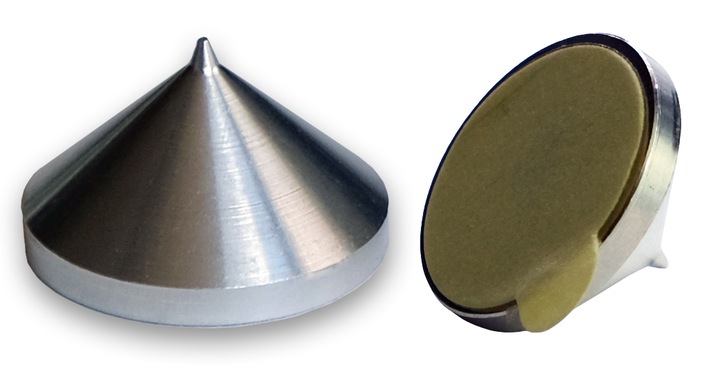 KOLCE PODKŁADKI POD KOLUMNY GŁOŚNIKI PRZYKLEJANE K26 P5 - 8szt. Model K26-P5