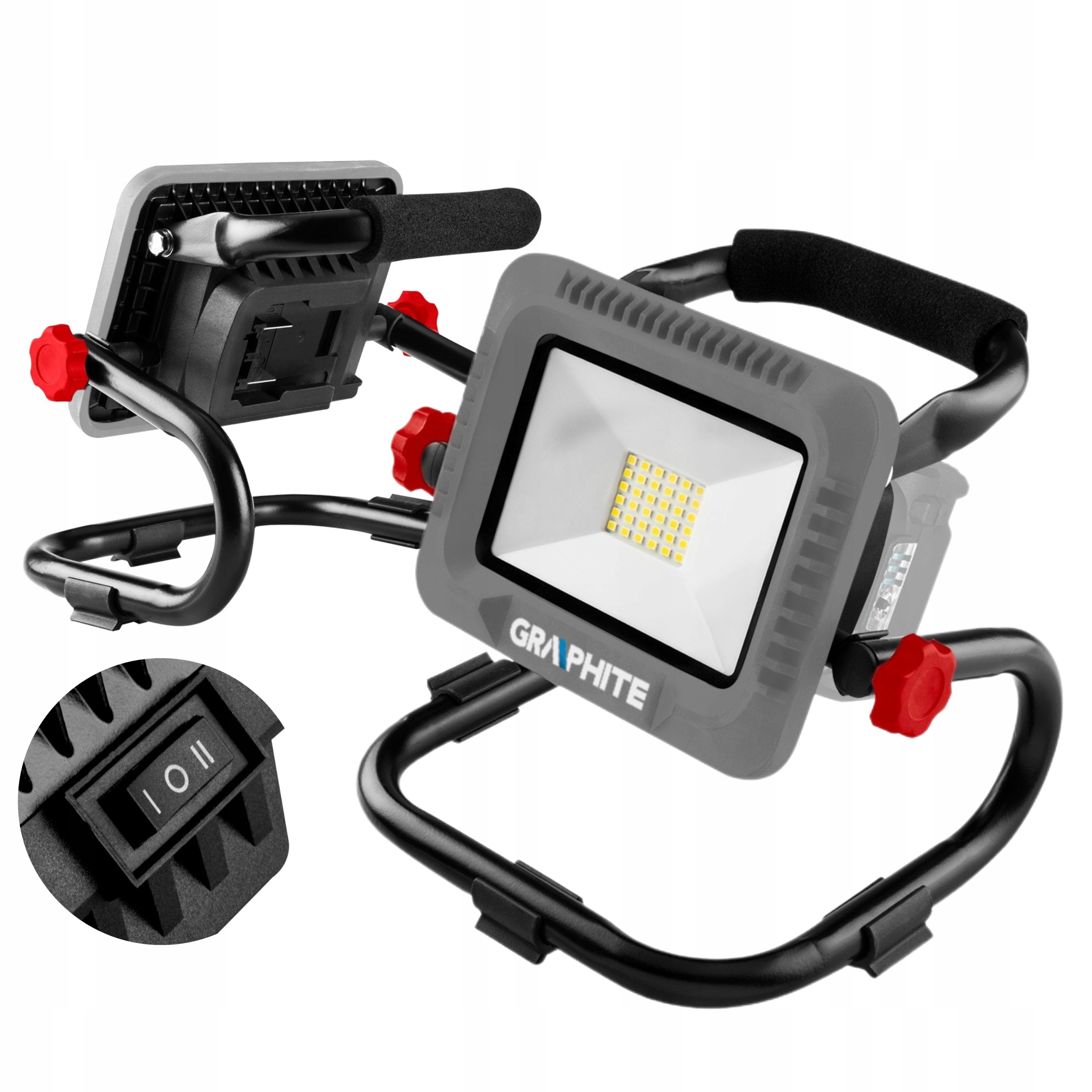 GRAPHITE AKU СВЕТОДИОДНАЯ ЛАМПА ДЛЯ ГАРАЖА